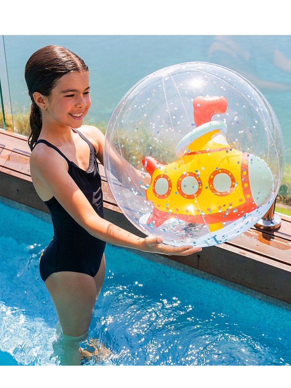 NWT Coconut Grove inflatable beach & ball ring toss game